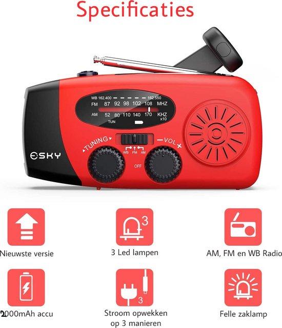 RescueReady - Compact Emergency Radio with USB Charging