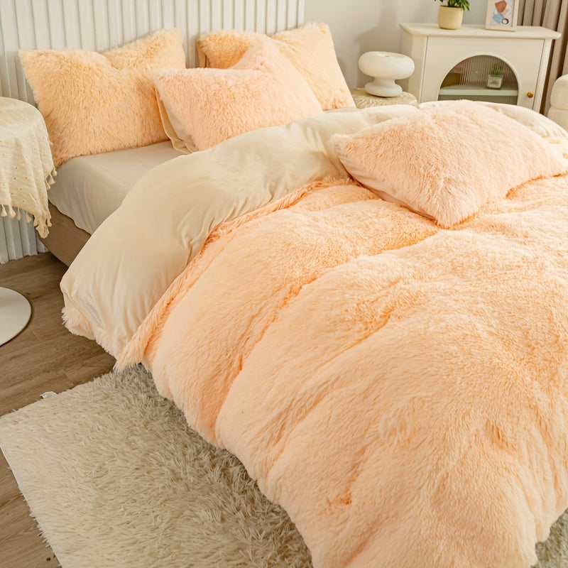 Ultra Plush Plush Bedding Set with Zipper - Luxury & Comfort