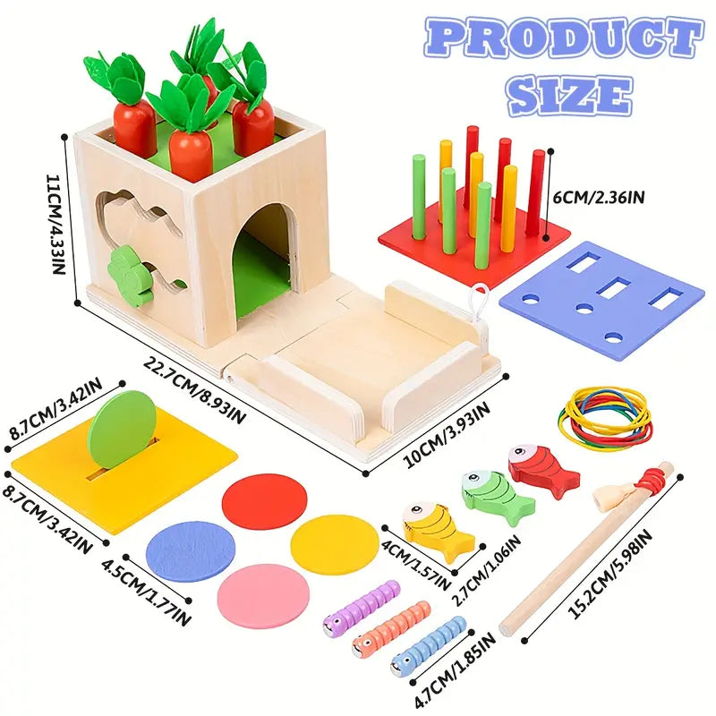 Creative 8-in-1 Montessori Playset - For Adventurous Babies
