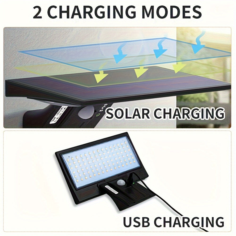 SolarGuard Light - Modern Outdoor Wall Light with Sensors