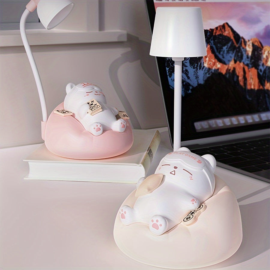 GlowCharge Lamp - Rechargeable LED Night Light with USB