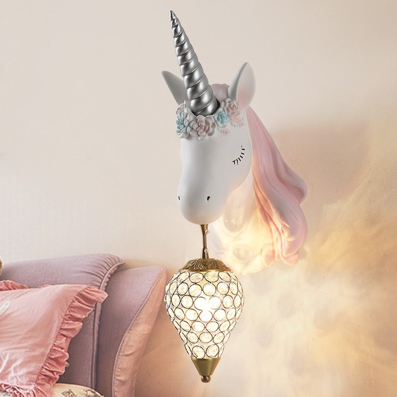 Magical Unicorn Wall Lamp for Kids – Playful & Warm Light