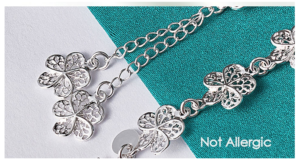 Elegant silver filigree bracelet with unique links