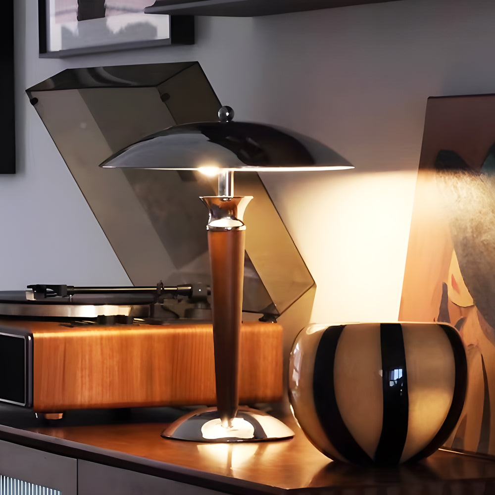 Retro Paquebot Mushroom Table Lamp - with dimmer function