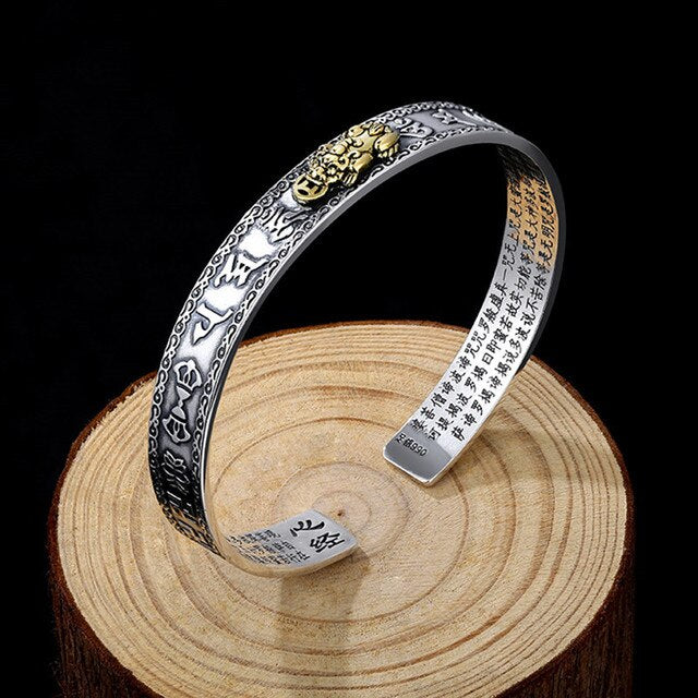 Tempting Silver Pixiu Bracelet for Wealth | Discover the Magic of Chinese Mythology