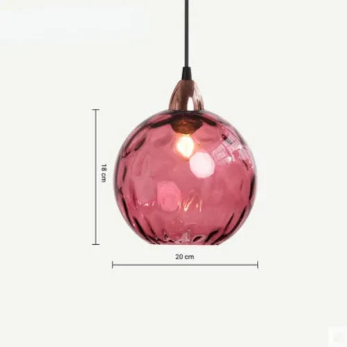 LumiSphere Pendant Lamp – Elegant Glass Ball Lighting