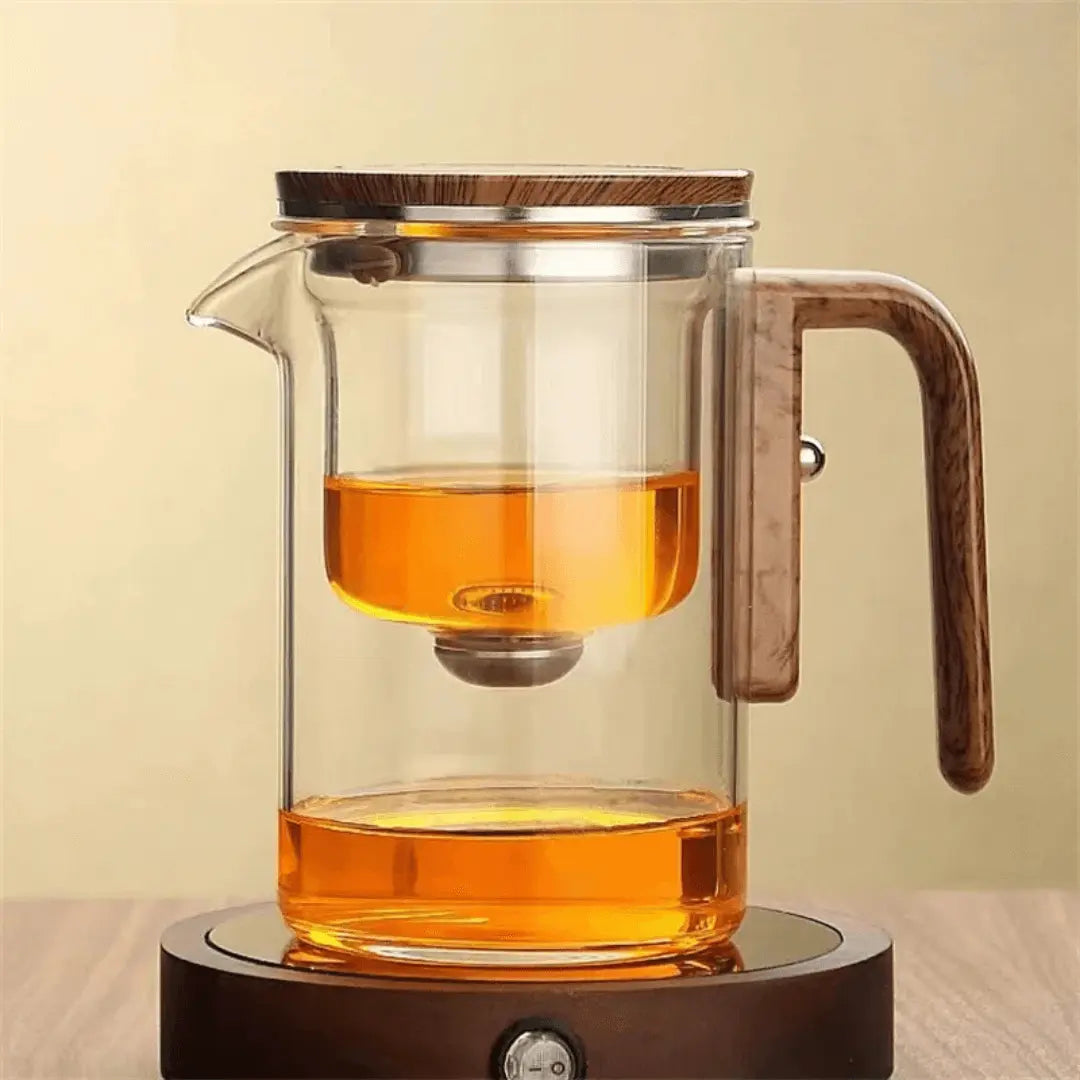 ClearBrew - Elegant Transparent Teapot for Coffee & Tea