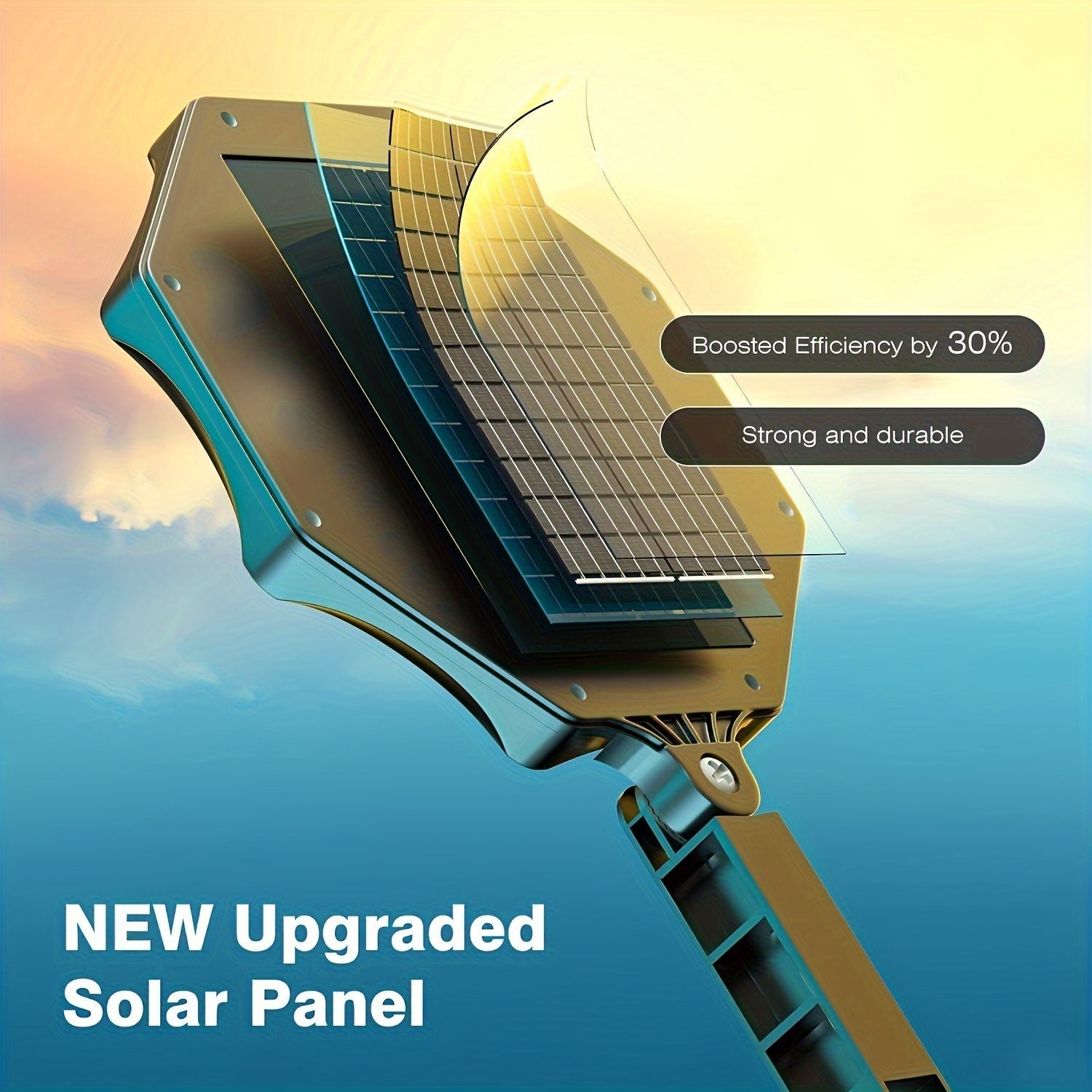 SolarGlow Pro – LED Street Light with Motion Sensor