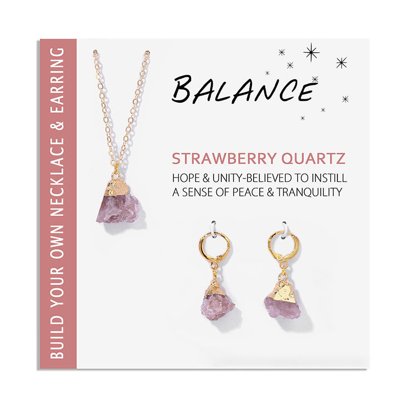 Tempting Crystal Jewelry Set with Necklace and Earrings - Elara