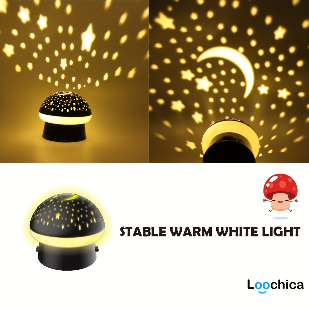 Starlight Lamp – Magic Mushroom Night Projector