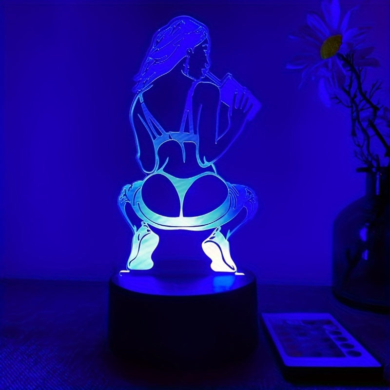 DecoLamp - Stylish 3D Table Lamp with Color Choice