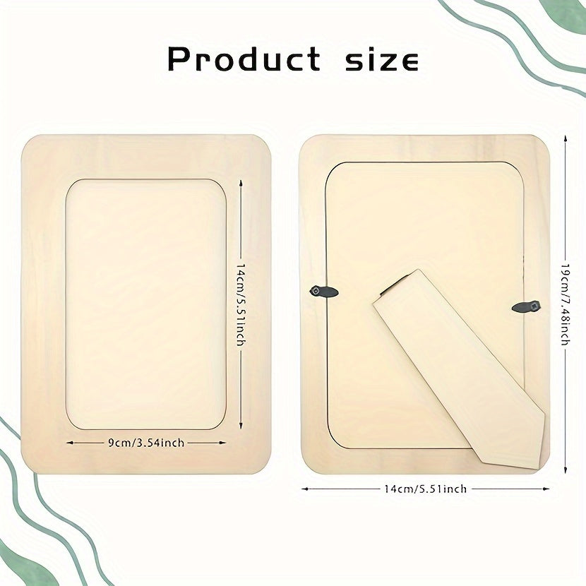 CreativeFrame – Set of 10 DIY Wooden Foot Frames