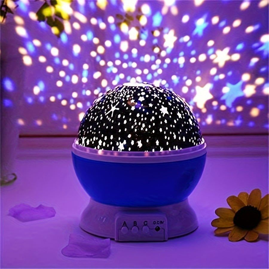 StarryDream Projector – Colorful Starlight with 360° Rotation