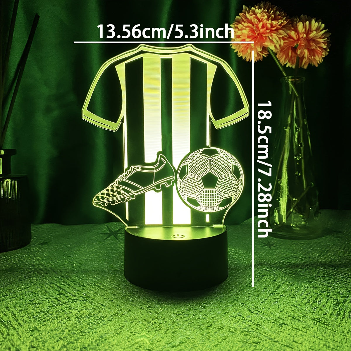 SportGlow Lamp - 3D LED Night Light for Football Enthusiasts