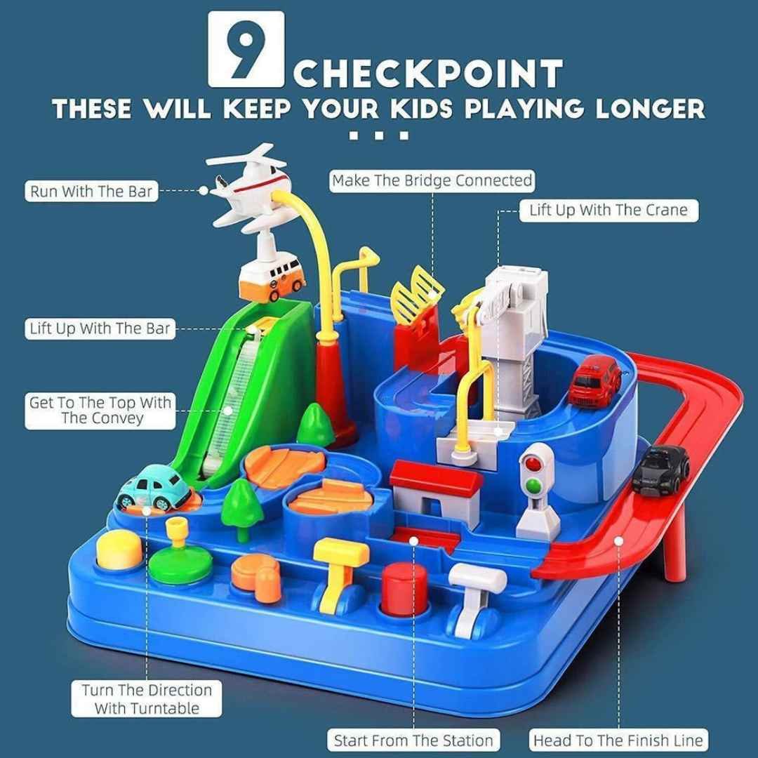 RescueTrack Adventure Set – Educational Preschool Toy