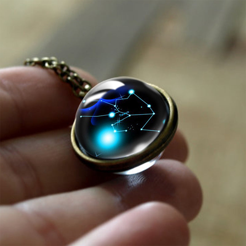Sofias Glas 12 Zodiac Signs Protection Pendant - Enchanting Protection for Your Zodiac Sign