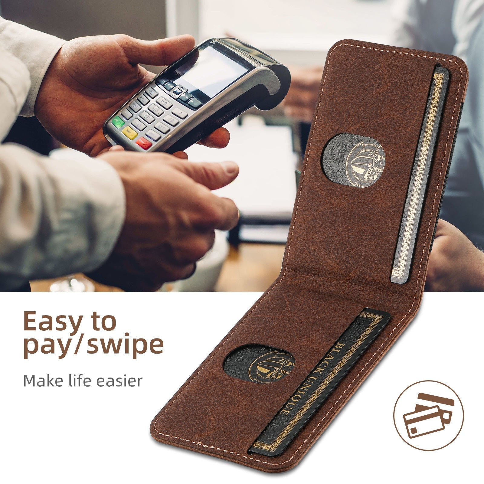 LuxLeather Case - Elegant Leather Phone Case with MagSafe