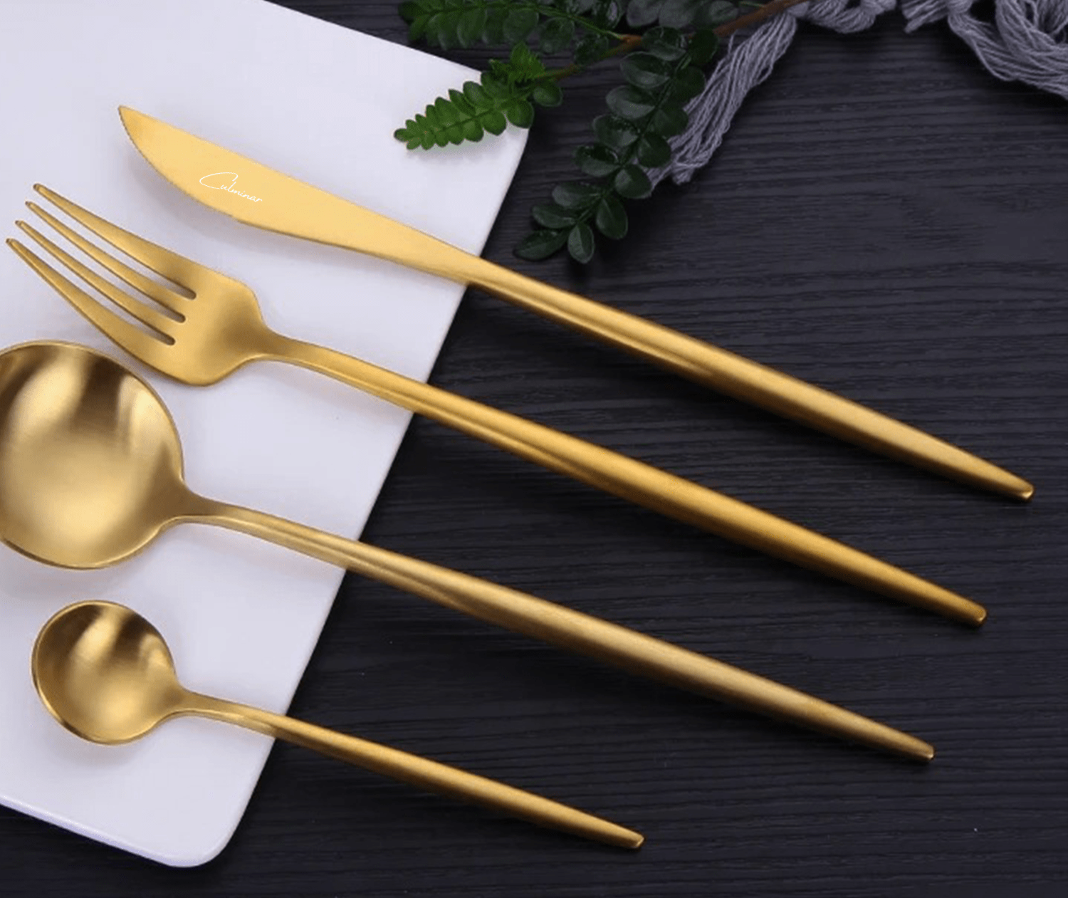 GoudenGlans - Luxury 20-Piece Cutlery Set for Elegant Dinner