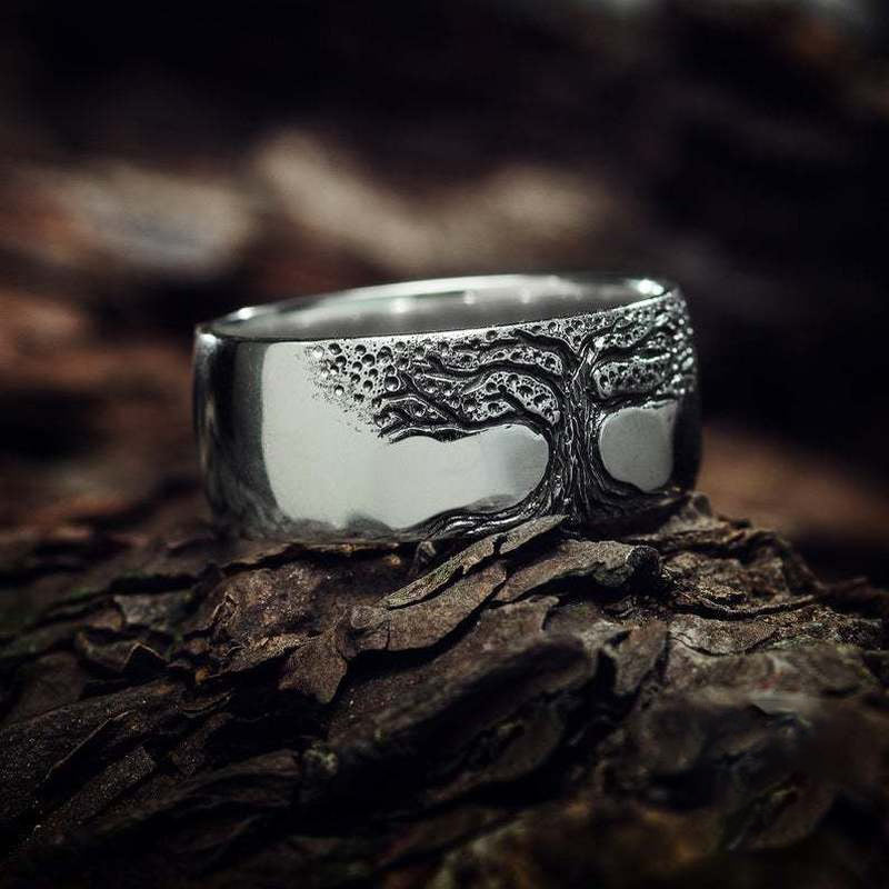 Elegant ring with the tree of life - Lina