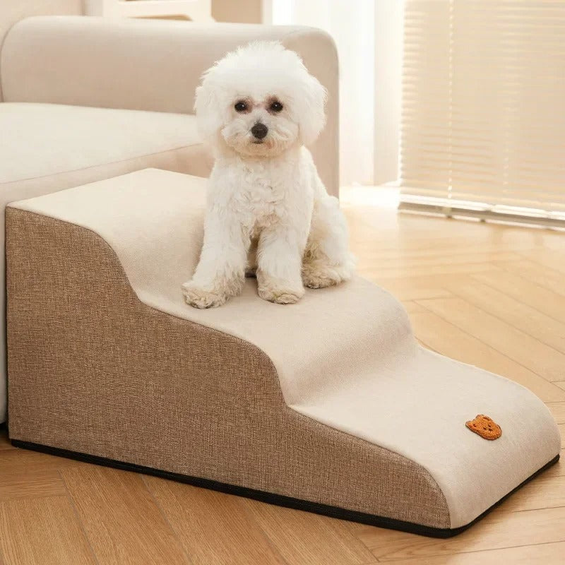 PawAscend – Luxury Pet Ladder with Anti-Slip