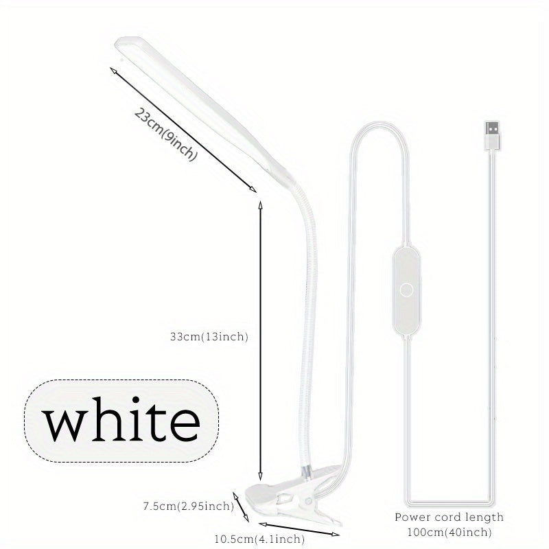 FlexiGlow - Adjustable LED Desk Lamp with Clamp