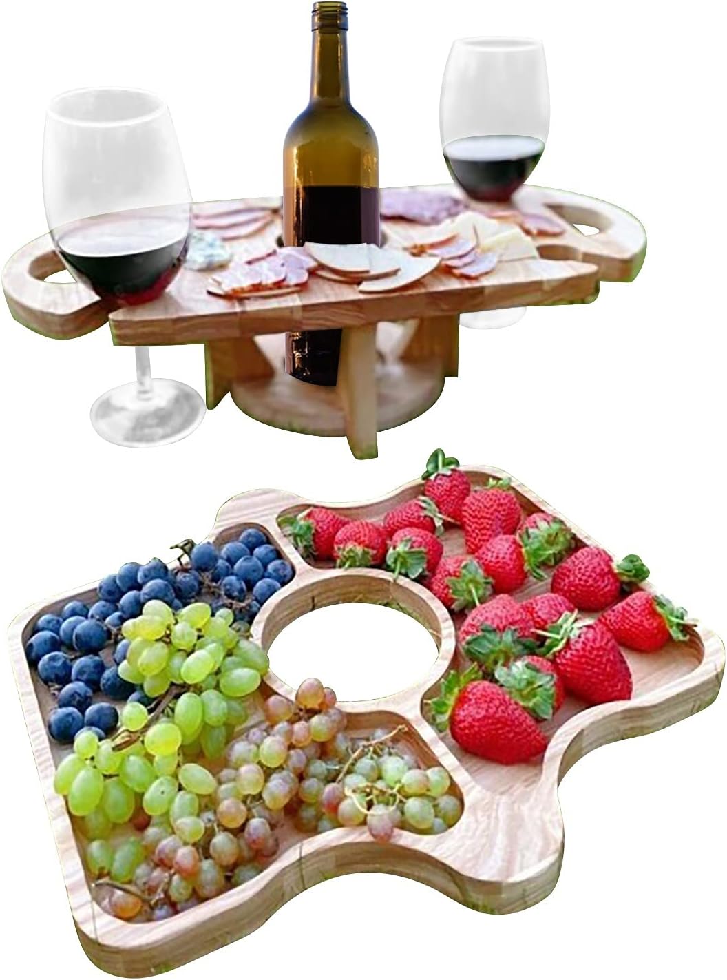 DualServe Rack – Stilrent Bordställ för Frukt & Vin