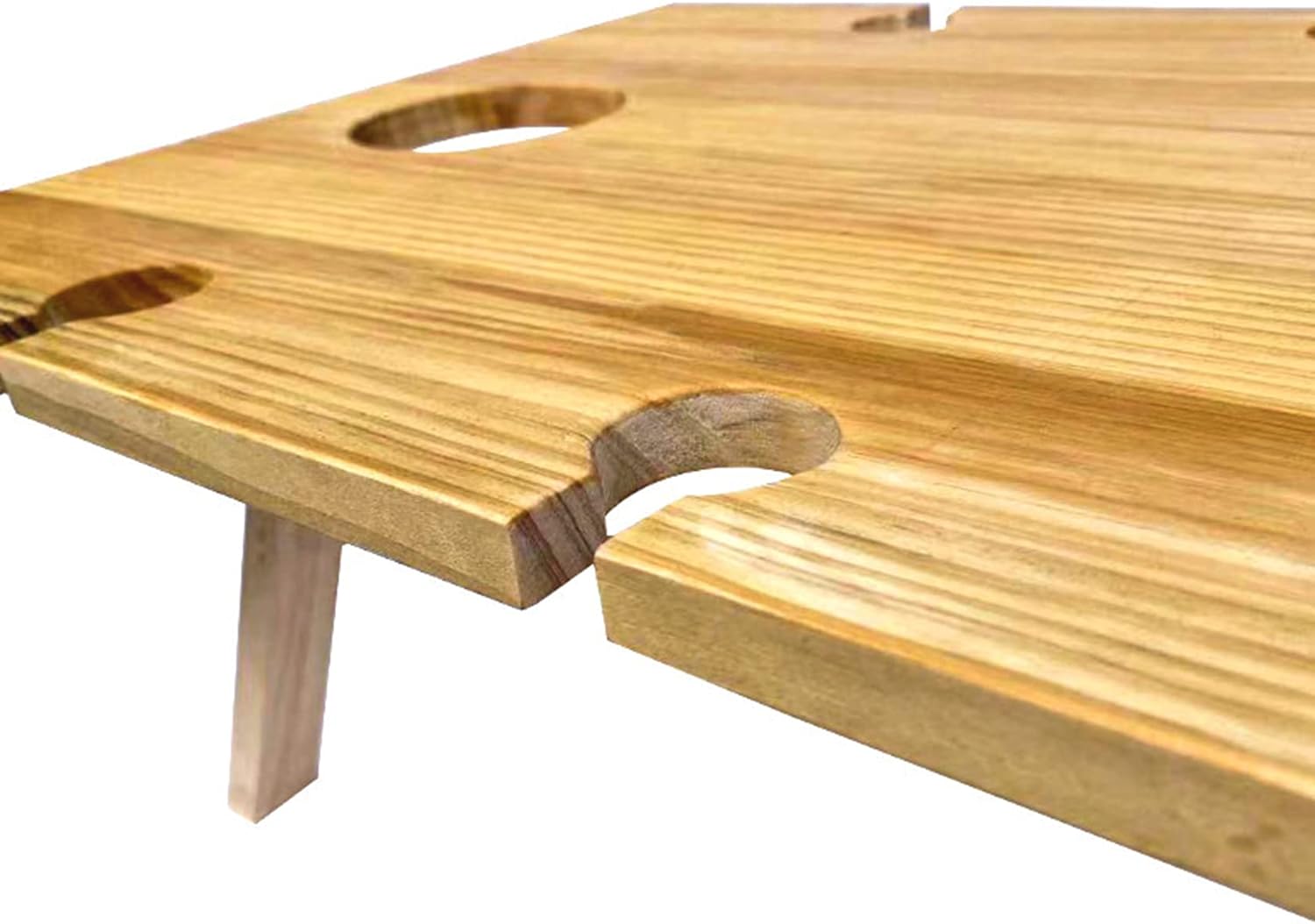 Wooden Wine Rack Table - Stylish Portable Wine Rack