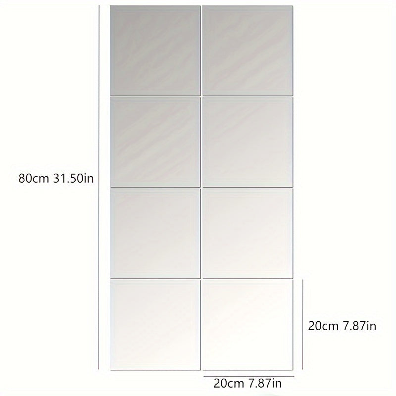EleganceMirror – Luxury 3D Acrylic Mirror Tiles Set