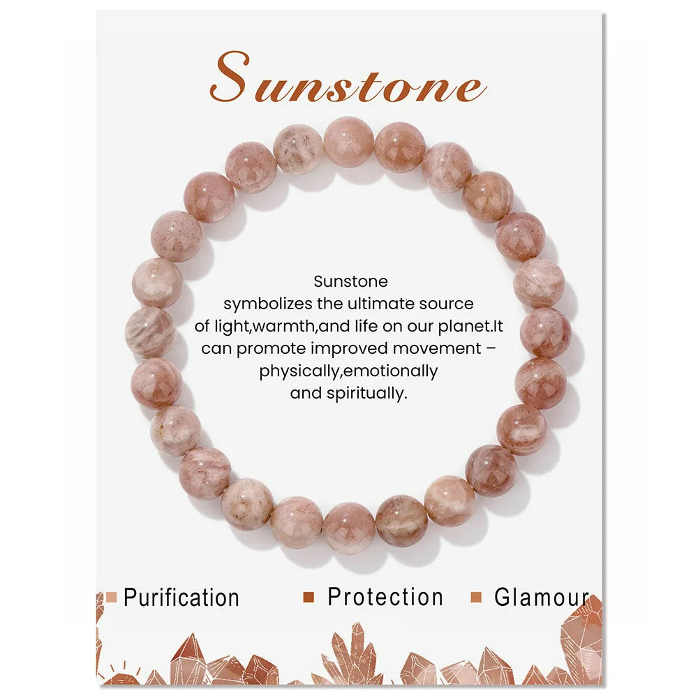 Aria: Natural Crystals Bracelet for Healing Energy