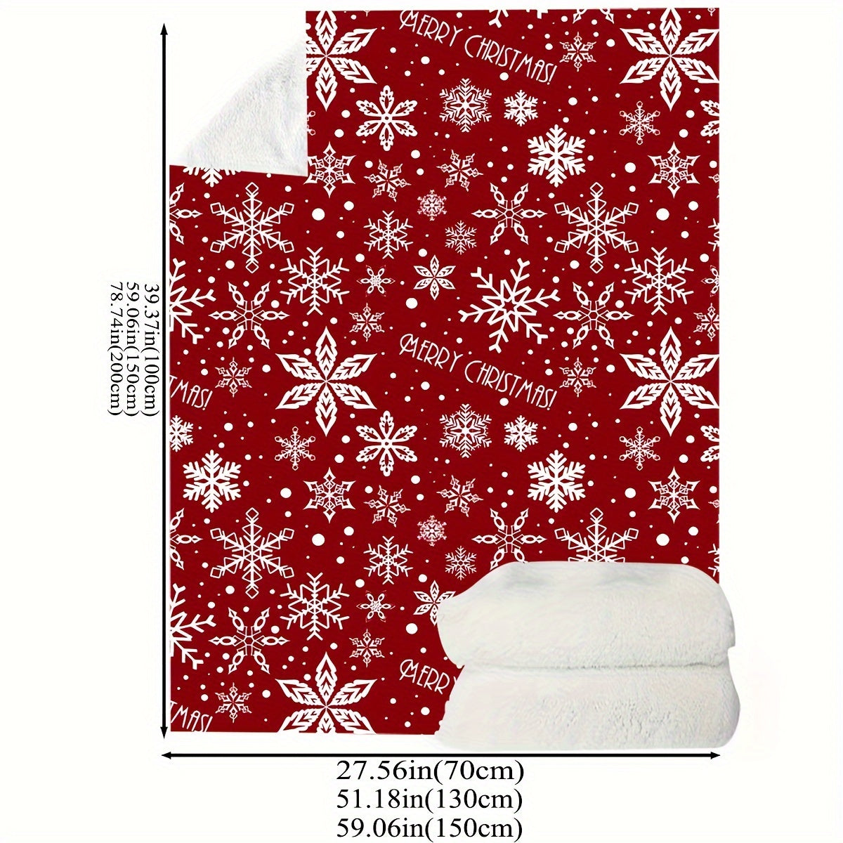 FestligaKram - Luxurious Christmas Fleece Blanket for the Holidays