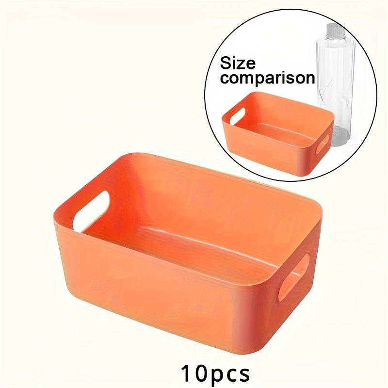 OrganiseerGemak - Set of 10 Wall Storage Boxes for Cosmetics and Snacks