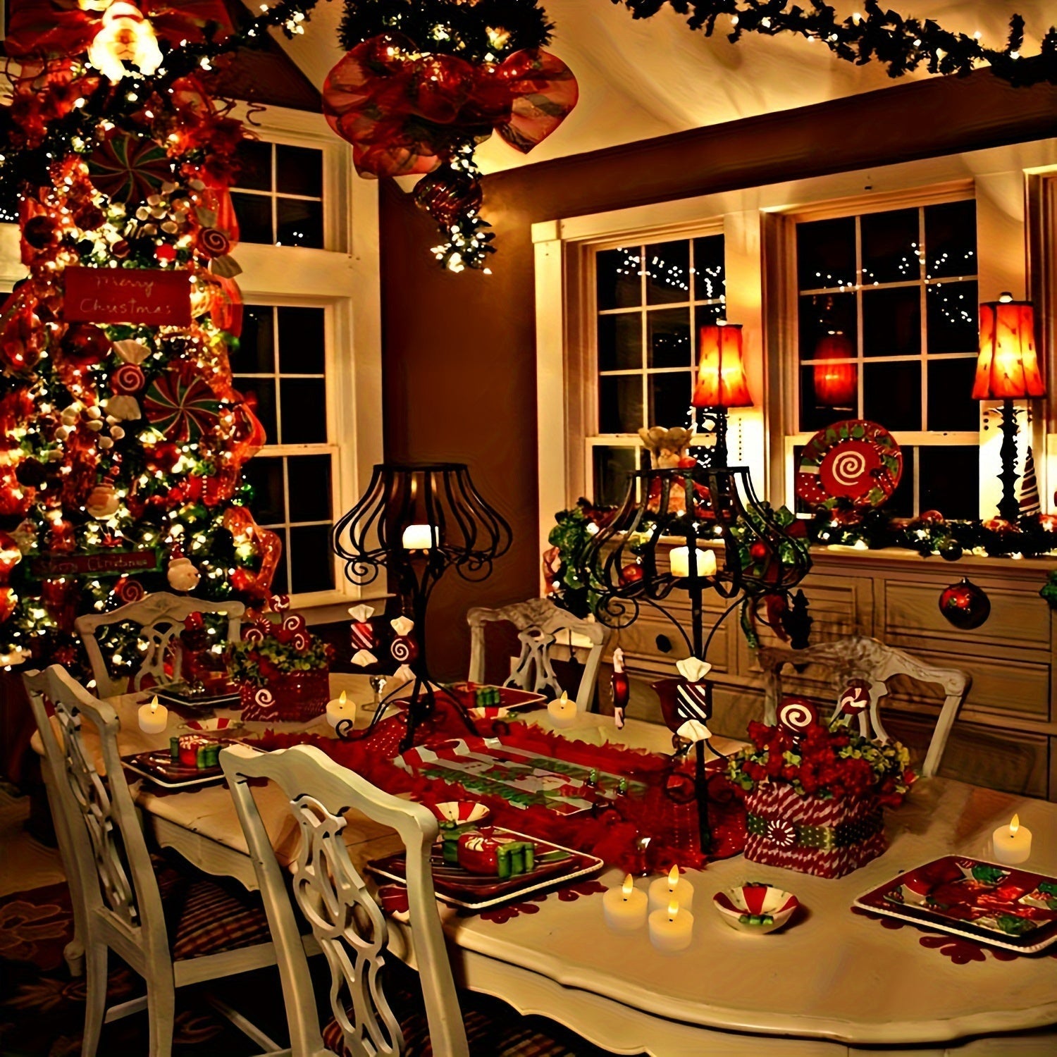 GlowFlicker – Set of 6 LED candelabras with remote control