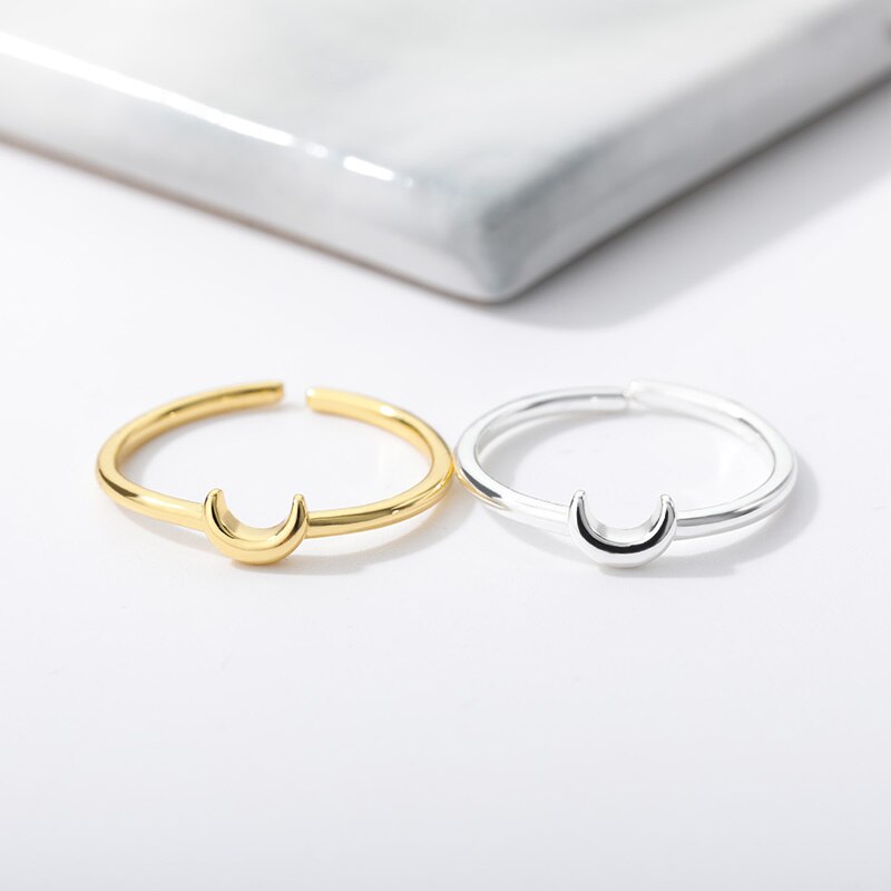 Nova – Elegant Crescent Ring for Jewelry