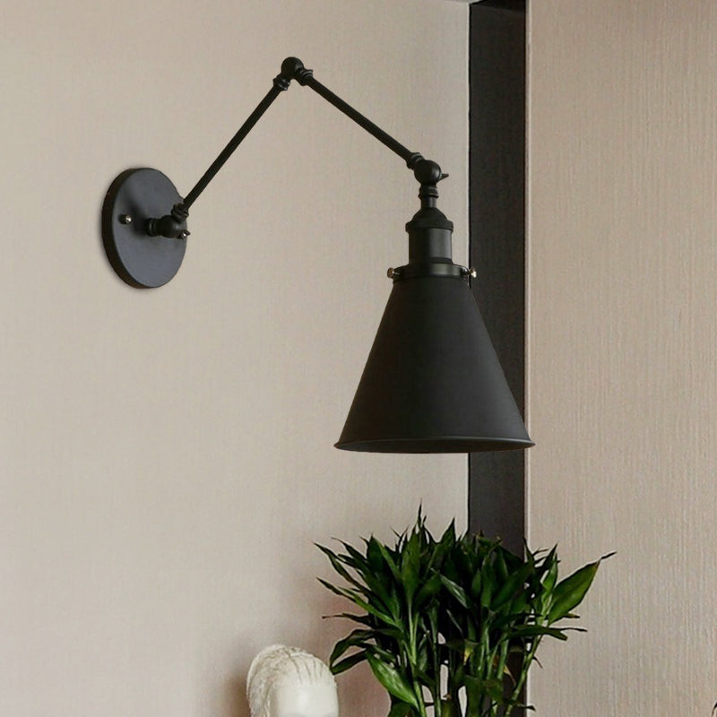 IndustrialFarm – Wandlamp in Zwart/Roest met Landelijke Stijl