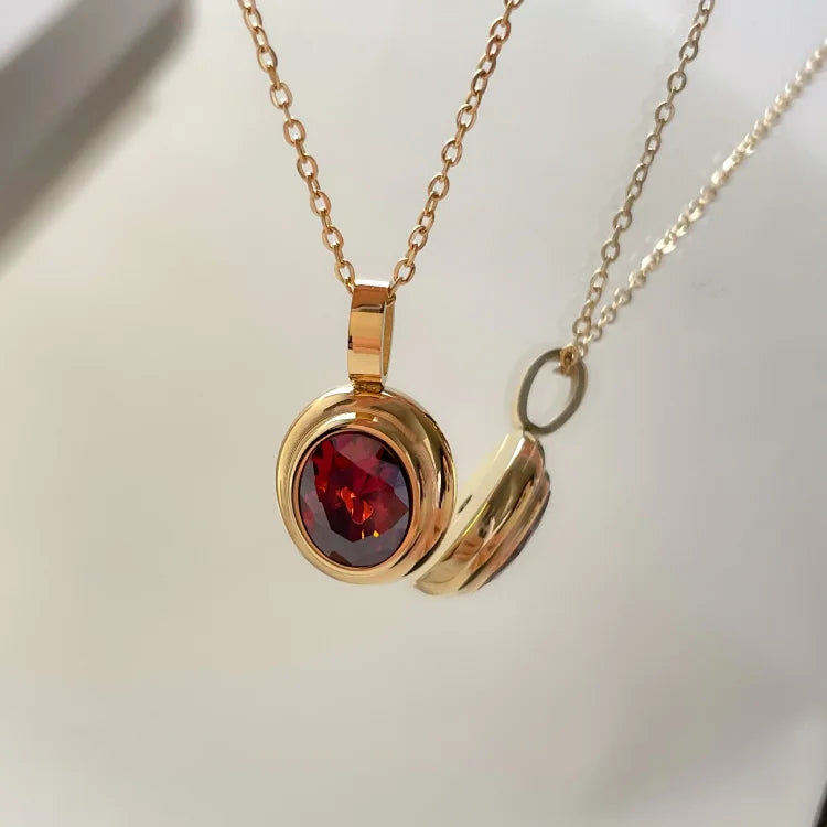 Celeste Vintage Gemstone Necklace