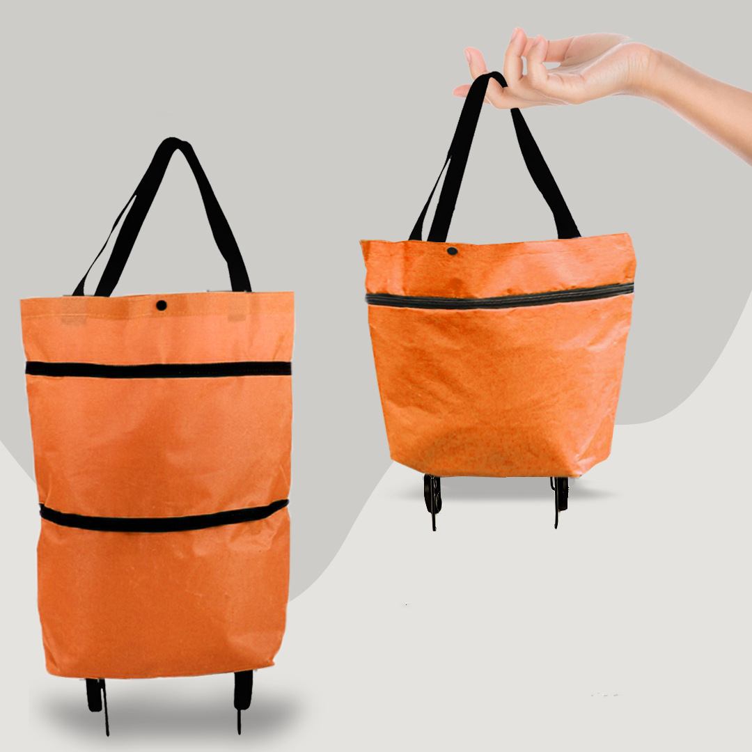 CarryFlex - Practical 2-in-1 Shopping Trolley with Wheels