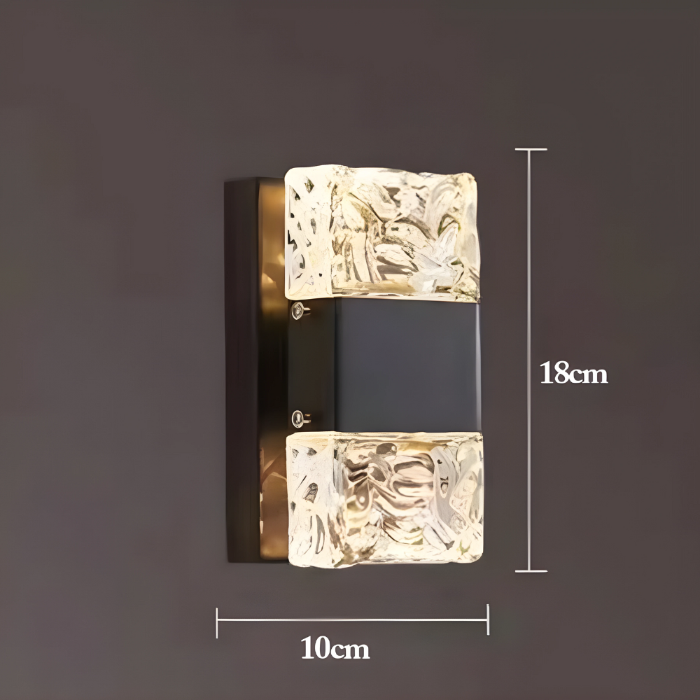 AuraCrystal – Luxe LED Crystal Wall Lamp
