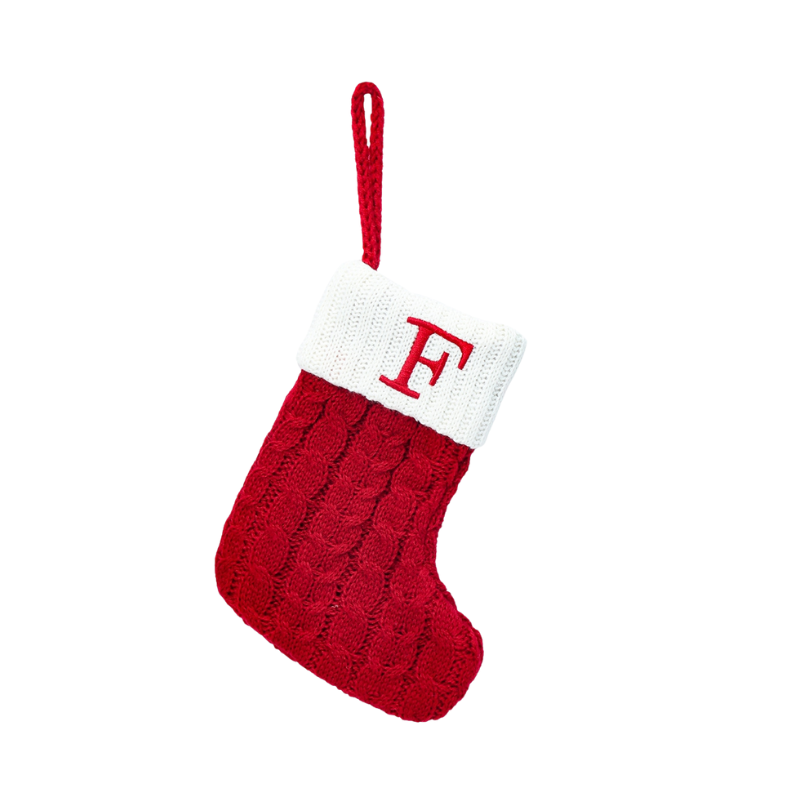 Snowflake Christmas Stockings - Festive Knitted Christmas Decorations