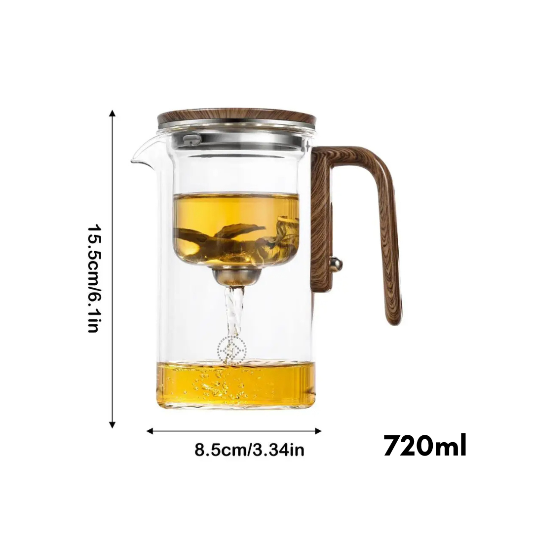 ClearBrew - Elegant Transparent Teapot for Coffee & Tea