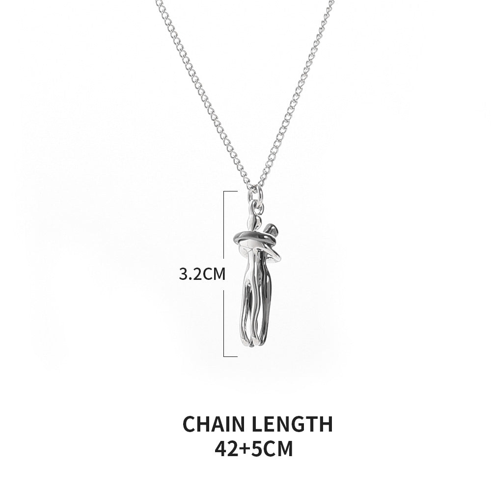 Luxe Pendant Necklace for Couples | Timeless Love and Style