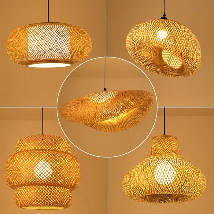 RayaLicht – Handmade Rattan Hanging Lamp for Your Interior