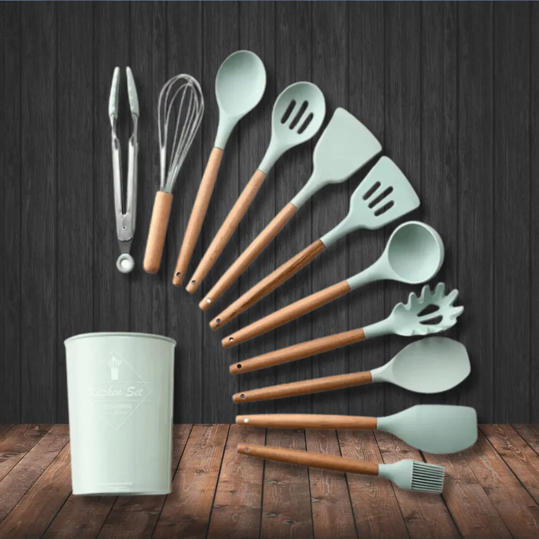 FlexiChef – Durable Silicone Kitchen Utensil Set