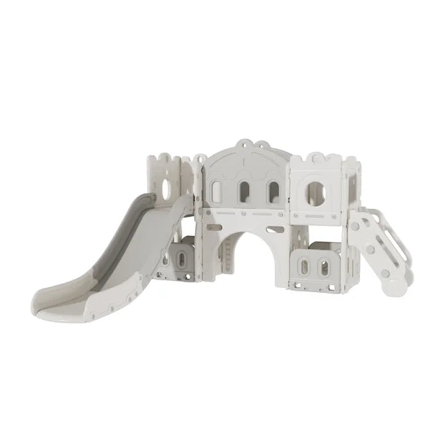 Mini Play Island with Multifunctional Swing and Slide Set