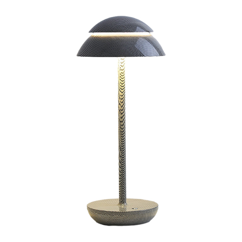 Aurelia Noire - Rechargeable Wireless Table Lamp with Built-in LED Lighting and Battery