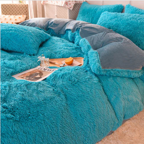 FluffCandy - Luxurious Long-Pile Duvet Cover for Winter Warmth