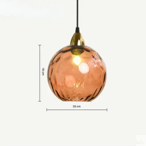 LumiSphere Pendant Lamp – Elegant Glass Ball Lighting