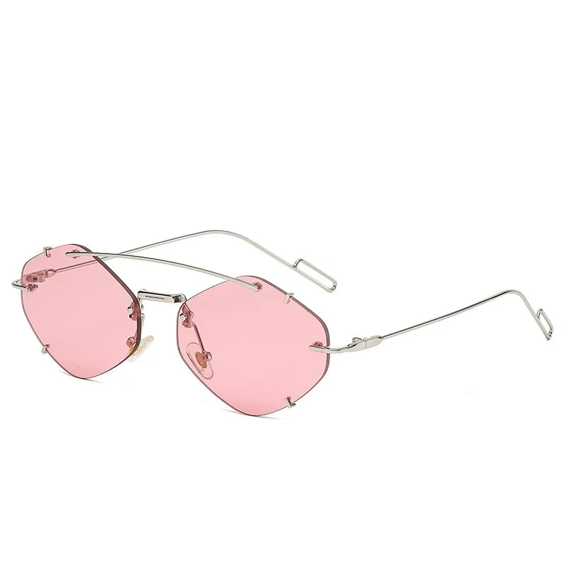 Lucia Eyewear – Trendy Rimless Sunglasses