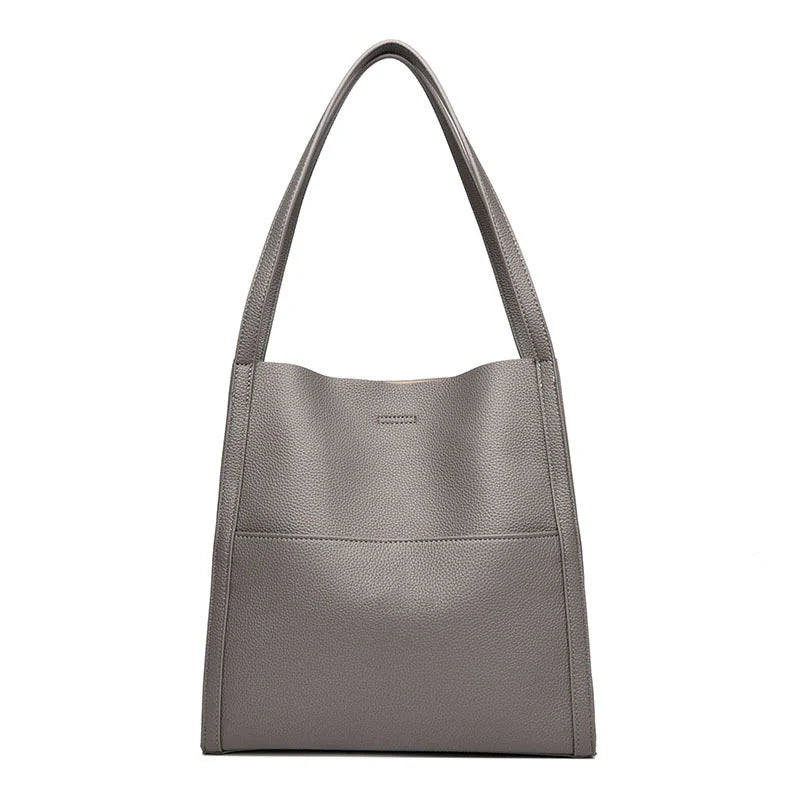 LuxeCarry - Elegant Leather Shoulder Bag for Women