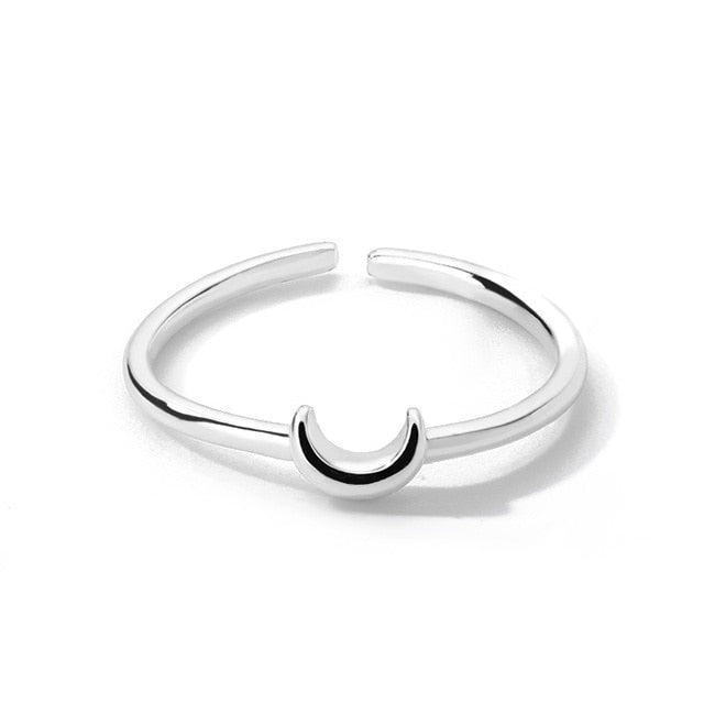 Nova – Elegant Crescent Ring for Jewelry