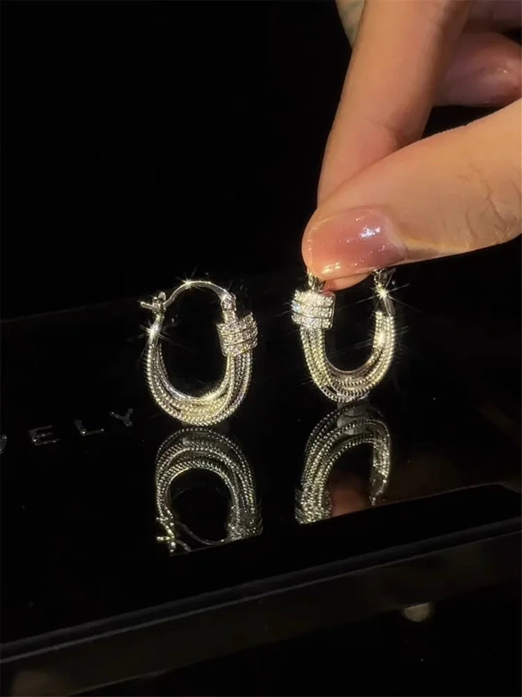 Stylish geometric earrings - Aria